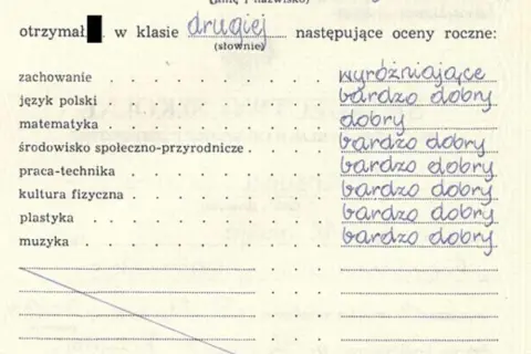 Uczeń w drugiej klasie otrzymał oceny: wyróżniające, bardzo dobry, dobry. Od ilu procent jest 2? To zależy od systemu oceniania.