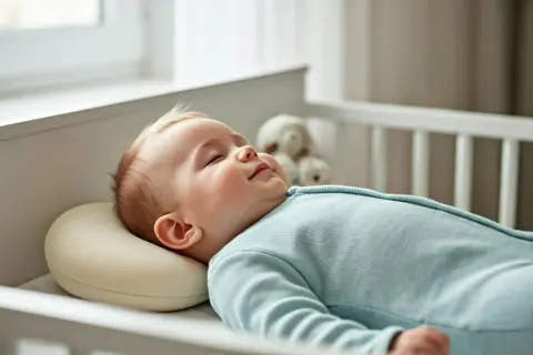Jak bezpiecznie ułożyć dziecko na poduszce Head Care dla zdrowia
