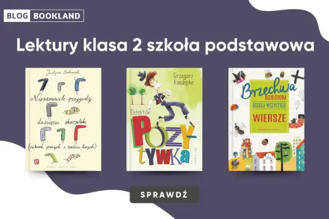 Książki do lektury klasa 2: "Niesamowite przygody dziesięciu skarpetek", "Detektyw Pozytywka" i "Brzechwa dzieciom".